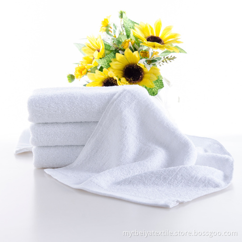 Cotton White Machine Embroidery Disposable Hand Towels Facial Towel Wholesale